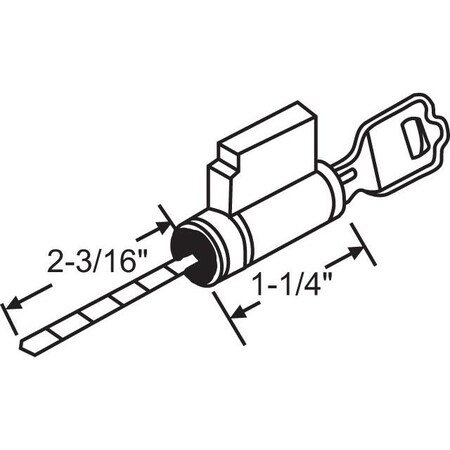 Strybuc Key Cylinder Keyed Alike 16-133KA